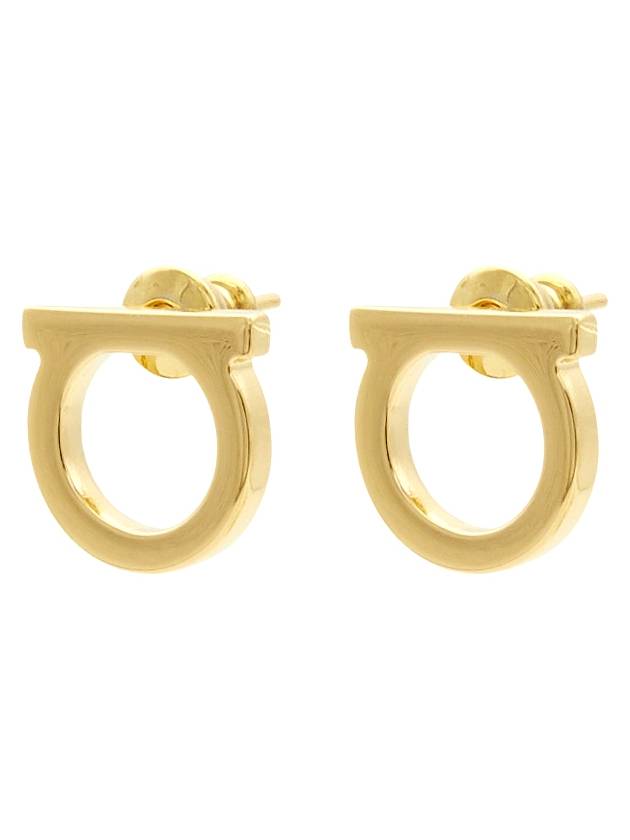 Gancini Earrings Gold - SALVATORE FERRAGAMO - BALAAN 3