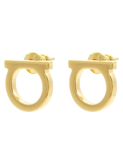 Gancini Earrings Gold - SALVATORE FERRAGAMO - BALAAN 2