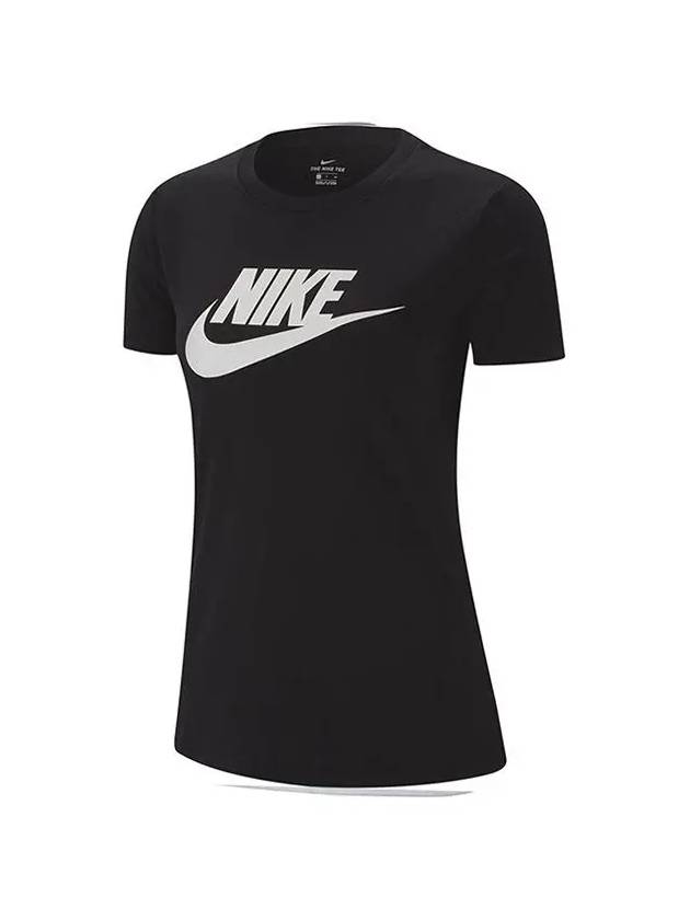 Icon Futura Cotton Short Sleeve T-Shirt Black - NIKE - BALAAN 4