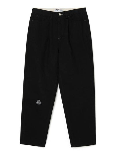 One Tuck Twill Cotton Pants Black - EXPRESSHOLIDAY - BALAAN 2