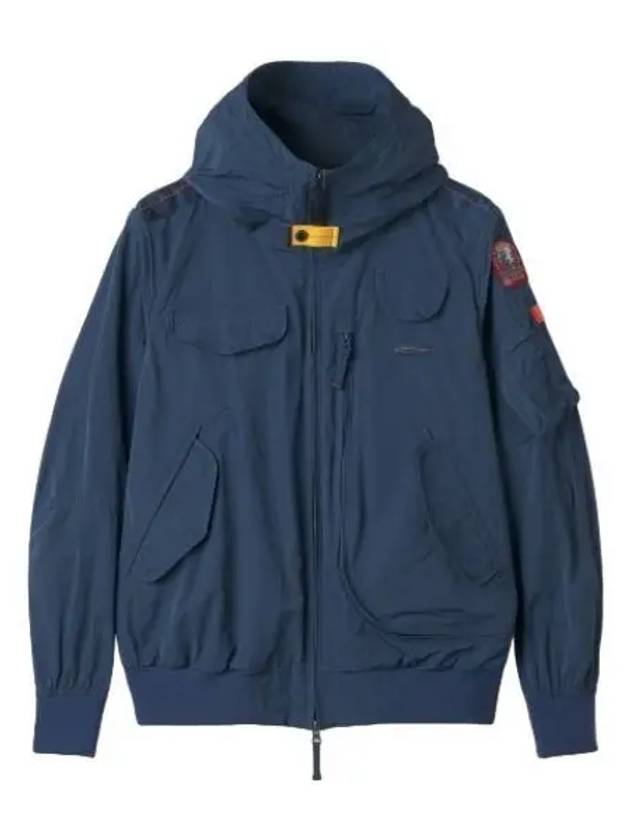 Gobi Spring Windbreaker Hooded Jacket Blue - PARAJUMPERS - BALAAN 1