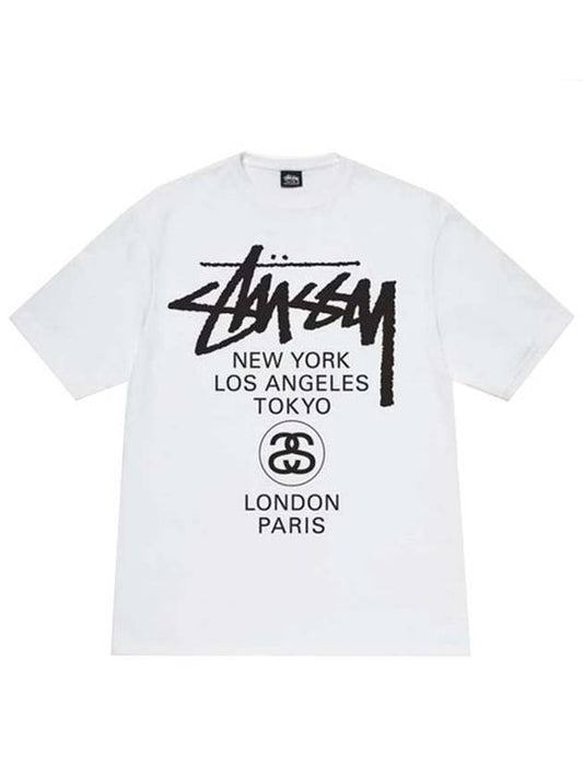 world tour t shirt white women - STUSSY - BALAAN 2