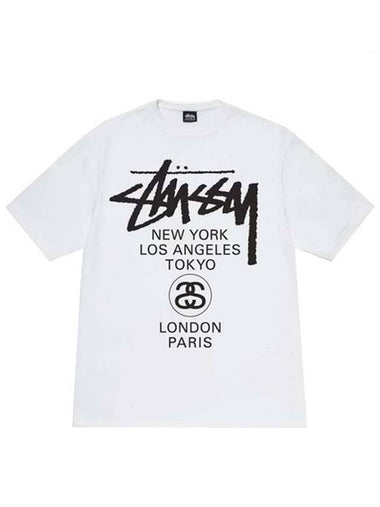 world tour t shirt white women - STUSSY - BALAAN 1