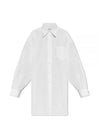 Oversized Long Sleeve Shirt Optical White - MAISON MARGIELA - BALAAN 2