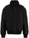 Shearling Collar Bomber Jacket Black - ACNE STUDIOS - BALAAN 1