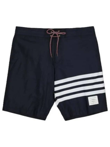 Diagonal swim tech shorts pants navy - THOM BROWNE - BALAAN 1