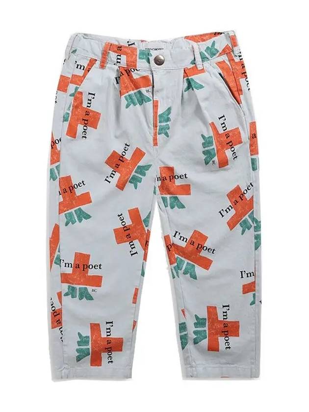 Kids Graphic Print Chino Pants 122AC058 900 - BOBO CHOSES - BALAAN 2