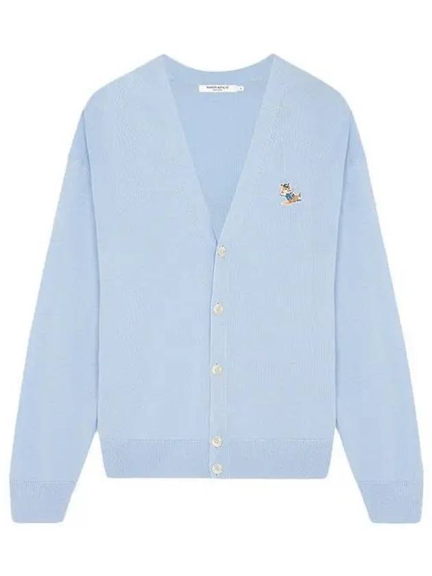 Dressed Fox Patch Chillex Cardigan Blue - MAISON KITSUNE - BALAAN 2