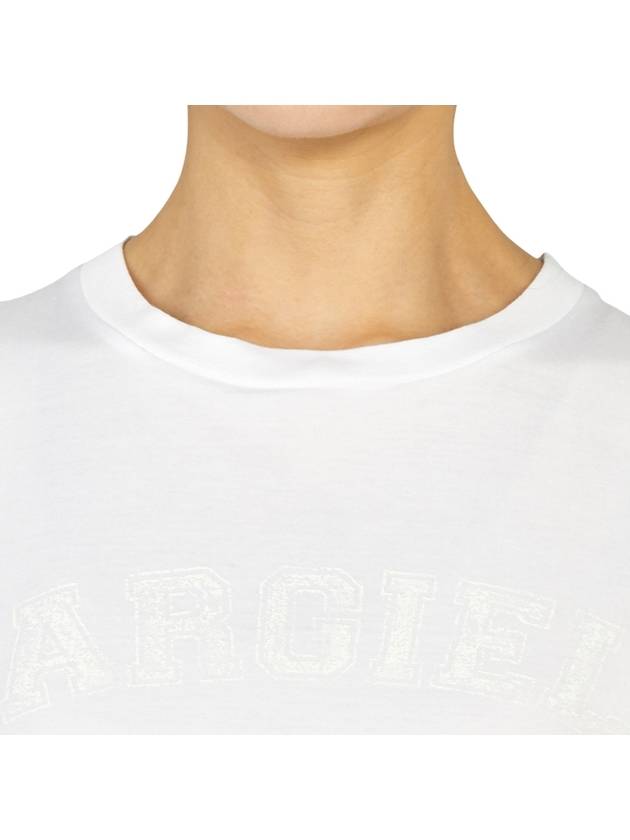 Logo Cotton Jersey Short Sleeve T-Shirt White - MAISON MARGIELA - BALAAN 7