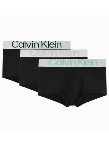 UNDERWEAR Men s CK Reconceded Steel Micro Low Rise Trunk 3PK NB3074QTE - CALVIN KLEIN - BALAAN 1