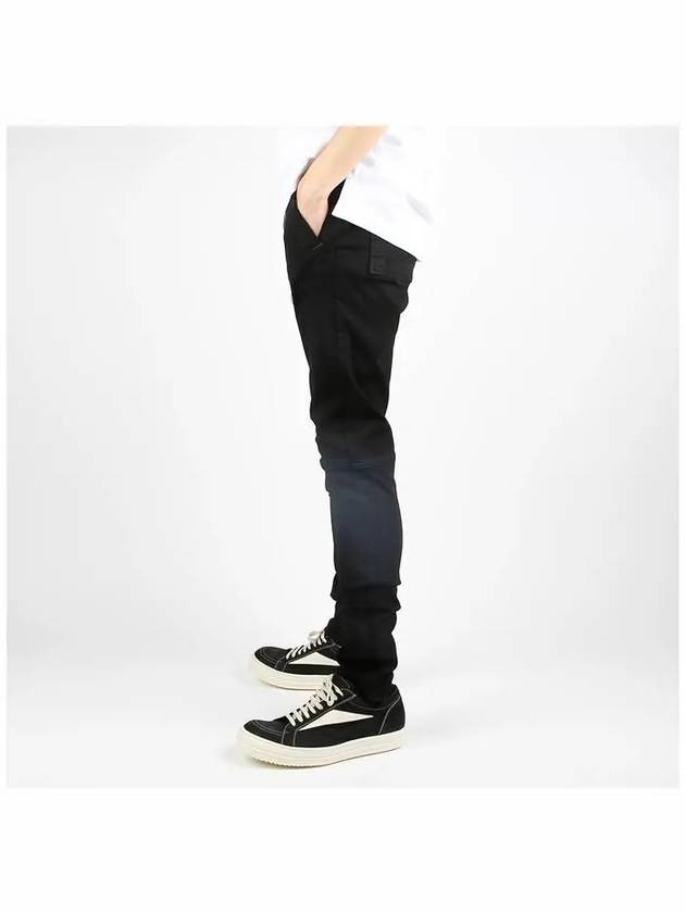 Dark Shadow Lido Air Cut Stretch Denim Jeans Black - RICK OWENS - BALAAN 4