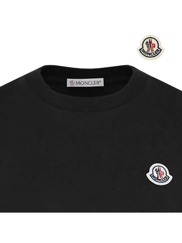 Kids Short Sleeve T Shirt Black 8C00007 83907 999 8A 10A - MONCLER - BALAAN 4