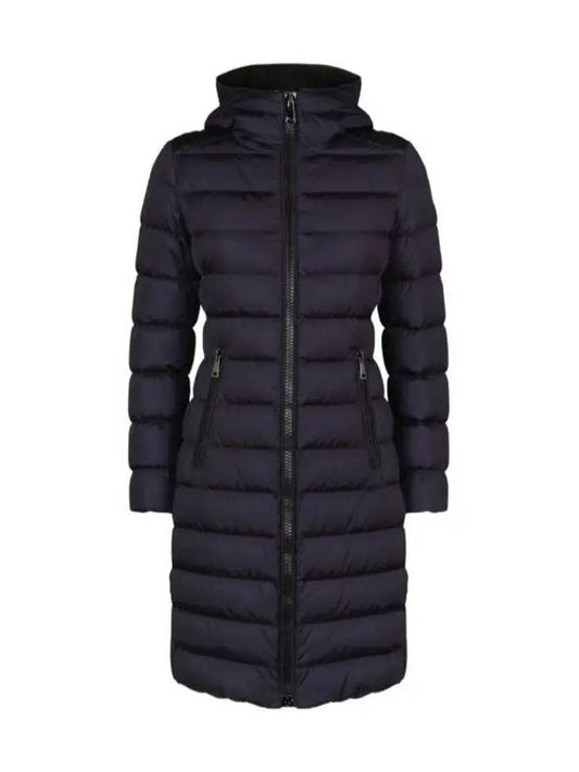 Talev Hooded Long Padding Navy - MONCLER - BALAAN 2