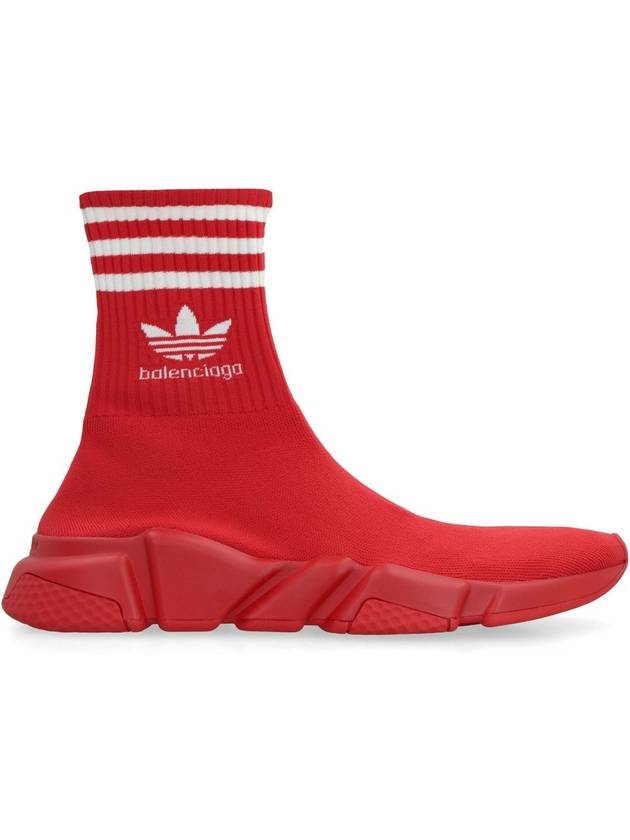 Adidas embroid logo socks high top sneakers red - BALENCIAGA - BALAAN 3