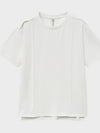 pintuck half t shirt white - NOIRER - BALAAN 3