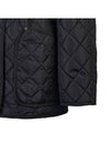 Diamond Quilted Nylon Jacket Black - BURBERRY - BALAAN 7