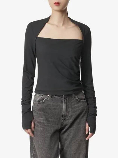 Long Sleeve T-Shirt N06HW518 001 BLACK - HELMUT LANG - BALAAN 2