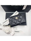 Classic Zipped Coin Purse Grained Calfskin & Gold Black - CHANEL - BALAAN 2