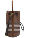 Small TB Bucket Bag Dark Birch Brown - BURBERRY - BALAAN 4