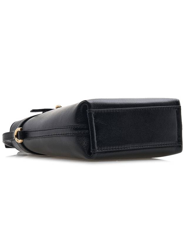 Voyou Leather Phone Pouch Bag Black - GIVENCHY - BALAAN 6