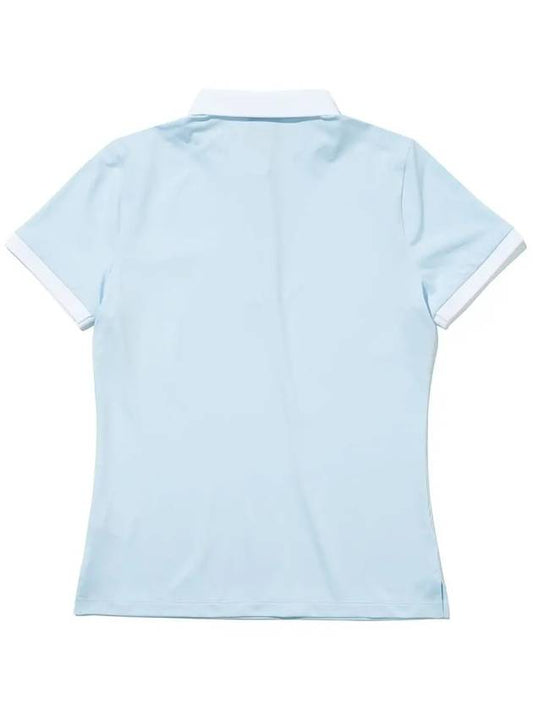 YOKO Collar Neck Point Short Sleeve T-Shirt ICE BLUE - 20THHOLE - BALAAN 2