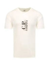 30/1 Jersey British Sailor Short Sleeve T-Shirt Beige - CP COMPANY - BALAAN 2