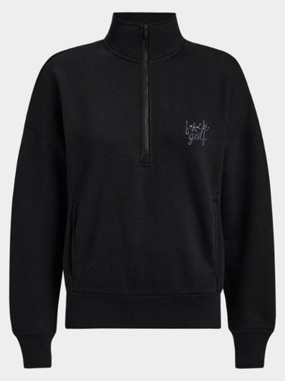 F ck golf french terry quarter zip boxy pullover onyx - G/FORE - BALAAN 2