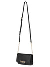 Heather Extra Small Leather Cross Bag Black - MICHAEL KORS - BALAAN 3