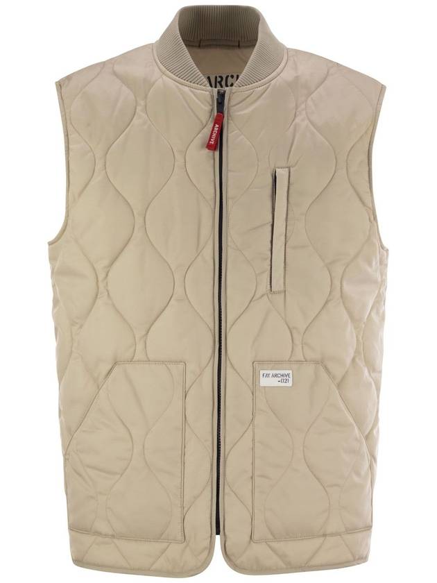 Quilted Vest - Fay Archive - FAY - BALAAN 1