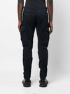 Stretch Satin Cargo Straight Pants Navy - CP COMPANY - BALAAN 6