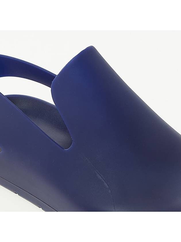 Puddle Rubber Slingback Sandals Navy - BOTTEGA VENETA - BALAAN.