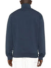 Fox Head Patch Half Zipper Sweatshirt Ink Blue - MAISON KITSUNE - BALAAN 5