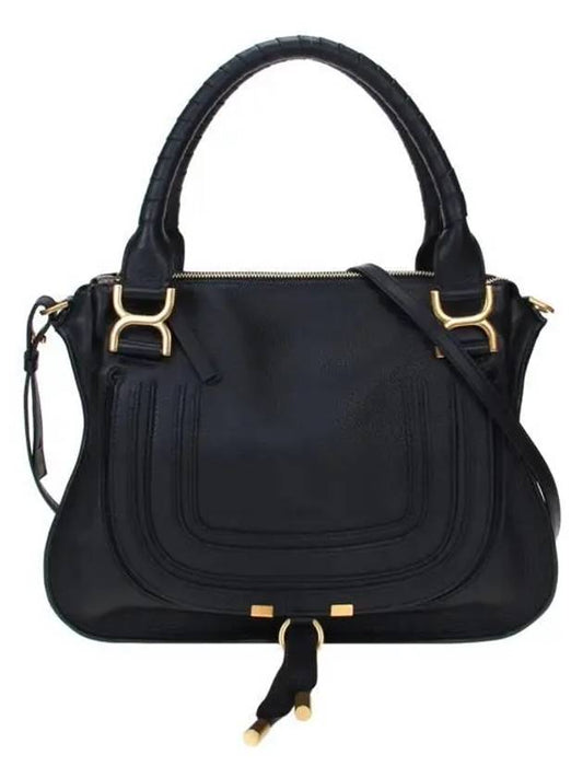 Marcie Medium Tote Bag Black - CHLOE - BALAAN 2