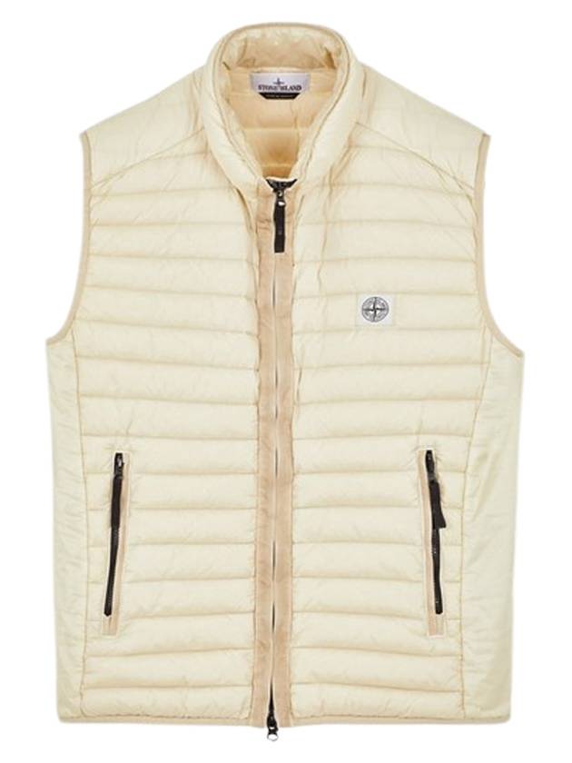 Men's Logo Patch Puffer Vest Plaster - STONE ISLAND - BALAAN 2