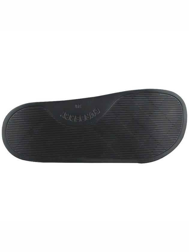 Women's Logo Slippers Black - BURBERRY - BALAAN 9