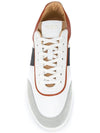 Logo Panel Tab Leather Low-Top Sneakers White - TOD'S - BALAAN 5