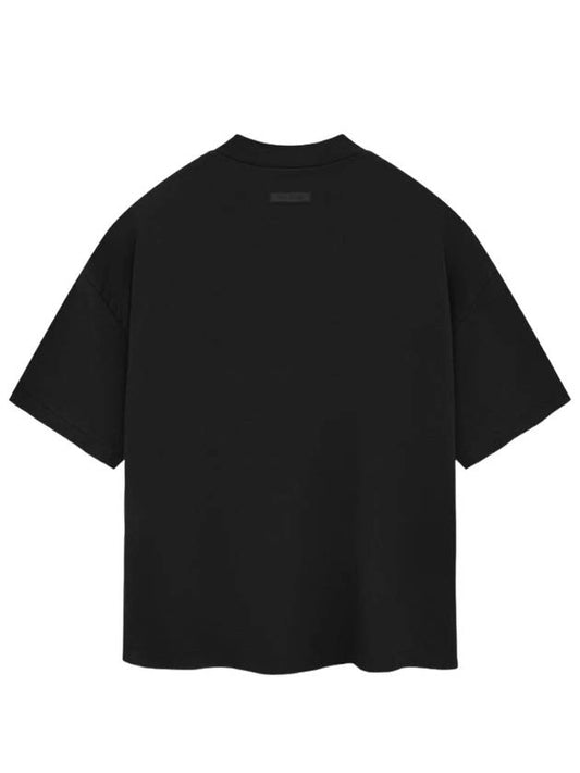 Fear of God Essential Patch Logo T Shirt Black - FEAR OF GOD ESSENTIALS - BALAAN 2