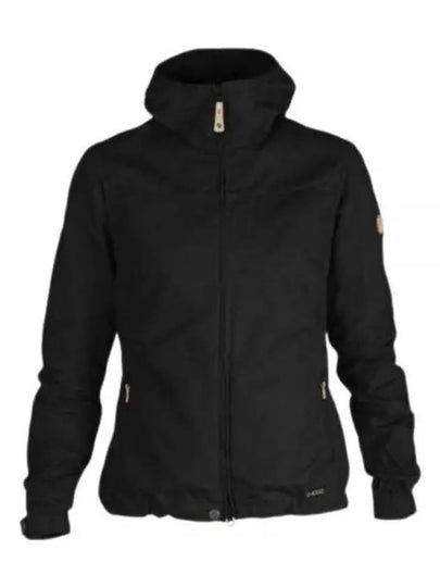 Women's Stina Hooded Jacket Black - FJALL RAVEN - BALAAN 2