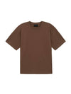 Heavy Cotton Basic Short Sleeve T-Shirt Maroon Brown - BUTTON SEOUL - BALAAN 2