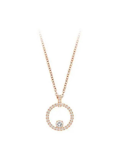 Constella Pendant Rhodium Plated Necklace Rose Gold - SWAROVSKI - BALAAN 2