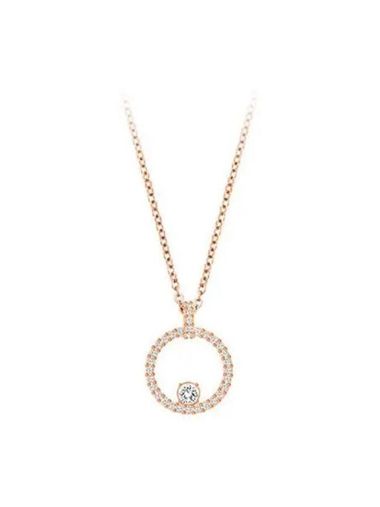 Constella Pendant Rhodium Plated Necklace Rose Gold - SWAROVSKI - BALAAN 2