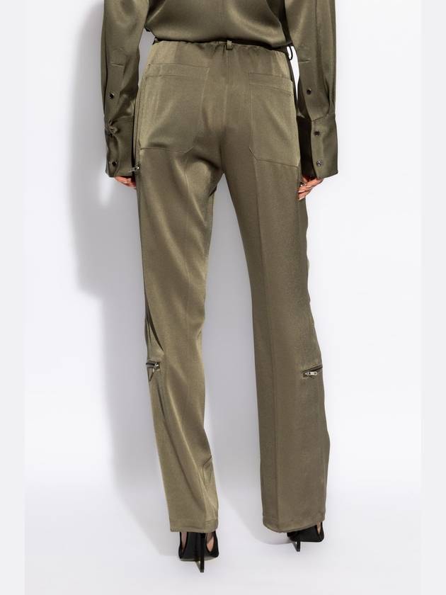 Helmut Lang Trousers With Numerous Pockets, Women's, Green - HELMUT LANG - BALAAN 4