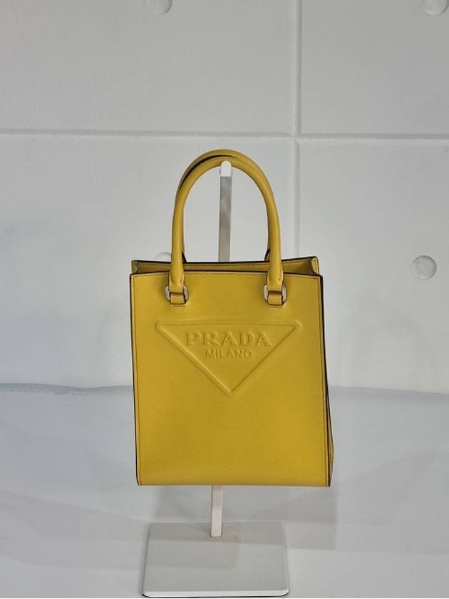 Direx triangle logo embossed tote bag mini cross - PRADA - BALAAN 2