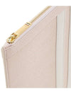 Diagonal Medium Document Case Clutch Bag Light Pink - THOM BROWNE - BALAAN 9