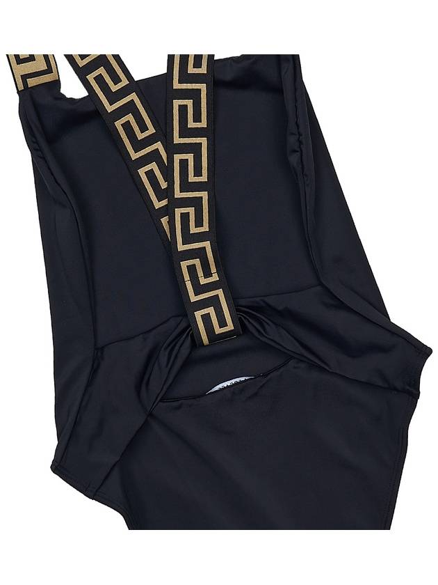 Greca Border One Piece Swimsuit Black - VERSACE - BALAAN 6