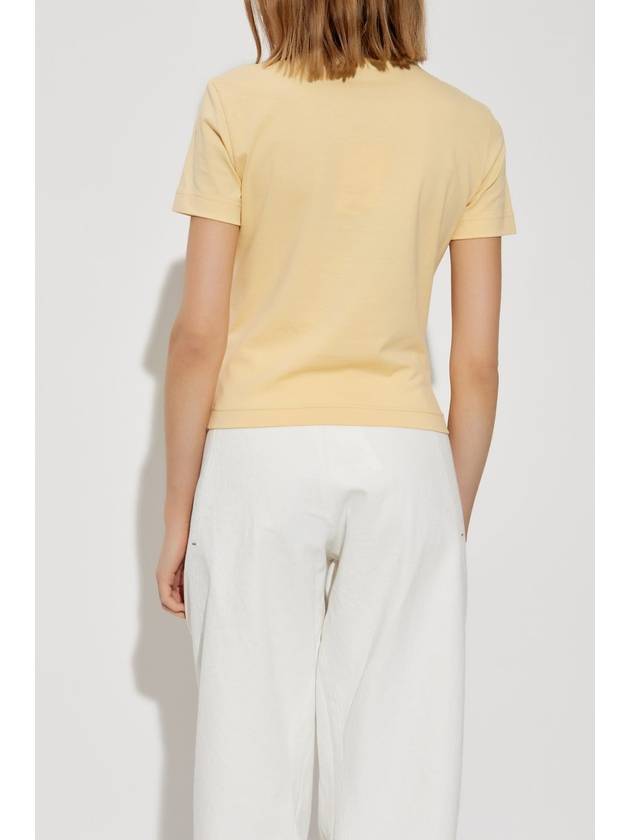 Jacquemus Logo T-shirt, Women's, Yellow - JACQUEMUS - BALAAN 4