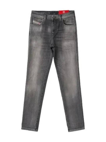 Babilla Denim Pants Black Dark Gray Jeans - DIESEL - BALAAN 1