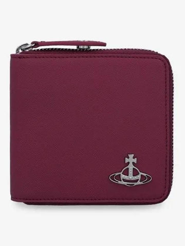 Round Square Wallet Red 5107004KUS000BH407 - VIVIENNE WESTWOOD - BALAAN 1