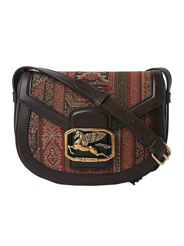 Paisley Tracola Pegasus Cross Bag Brown - ETRO - BALAAN 1