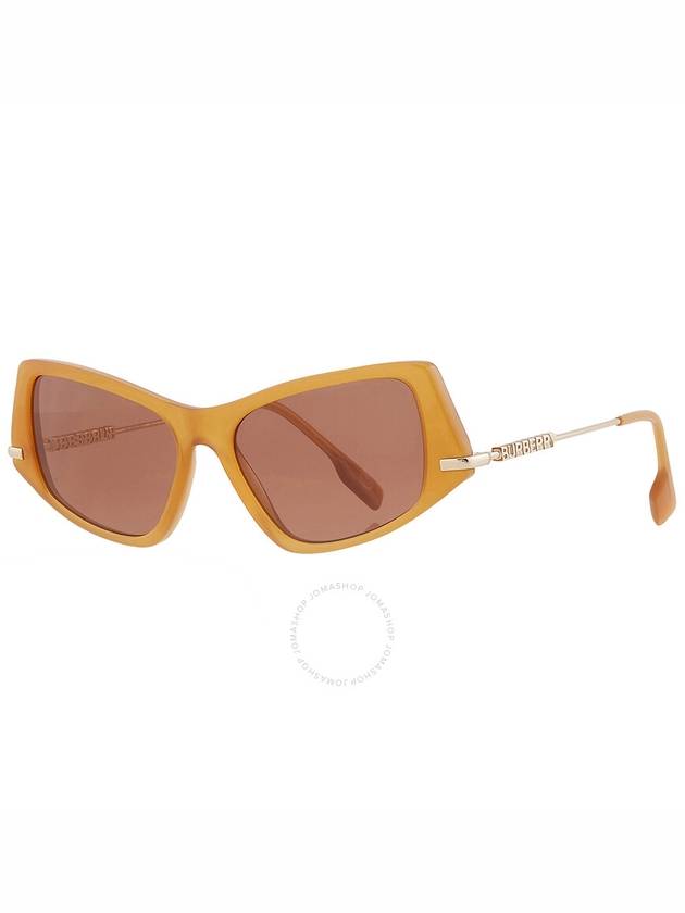 Burberry Brown Irregular Ladies Sunglasses BE4408 409473 52 - BURBERRY - BALAAN 3